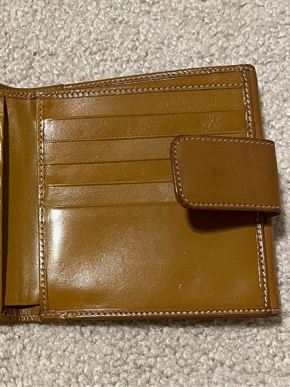 Fendi Penguin Stripe Double Sided Bi-Fold Wallet